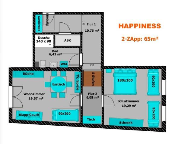 Happiness 2-Zapp 1-Og Hofgeismar-Zentrum! Exteriör bild